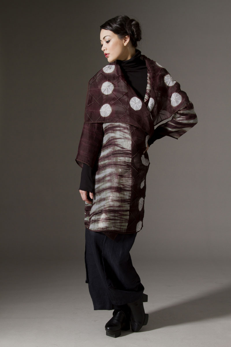 Amy Nguyen Textiles - Iki - Sheer Fitted Coat