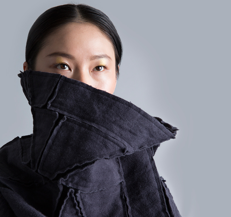 Amy Nguyen Textiles - Kintsugi - Heavy Wool Wrap Coat