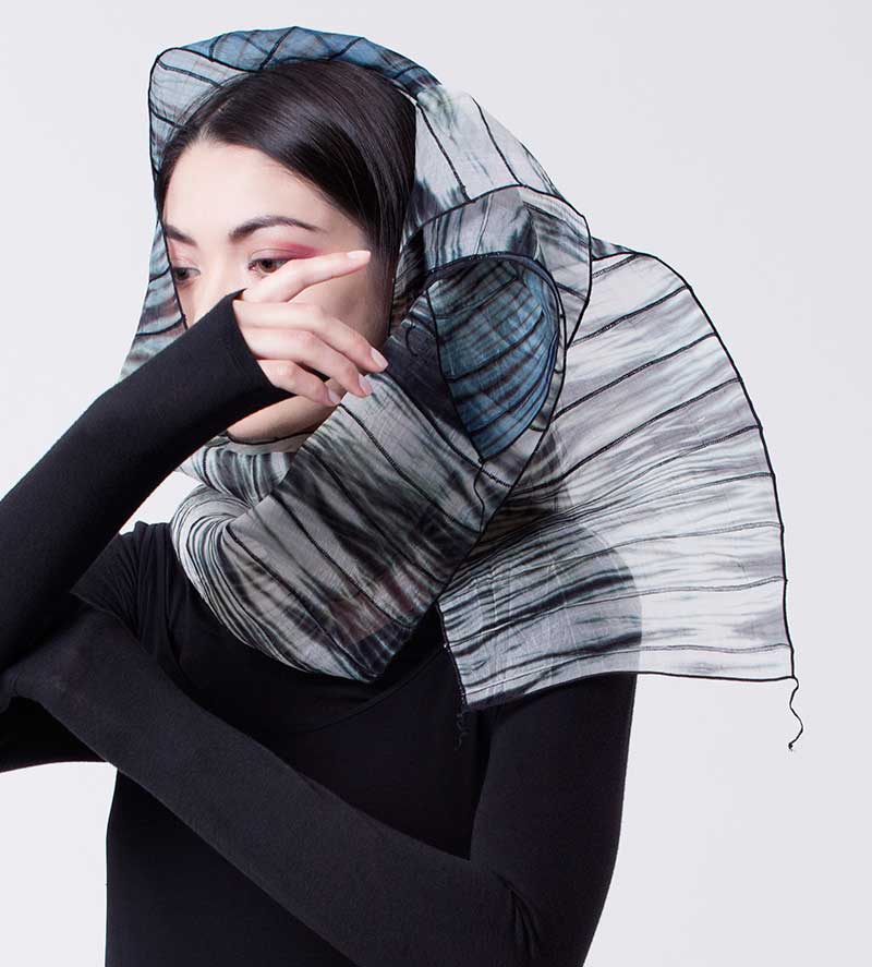 Amy Nguyen Textiles - Shibui - Waterfall Scarf